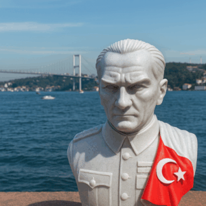 Buste van Mustafa Kemal Atatürk